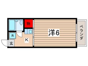 カピースハイツ Ａ棟の物件間取画像